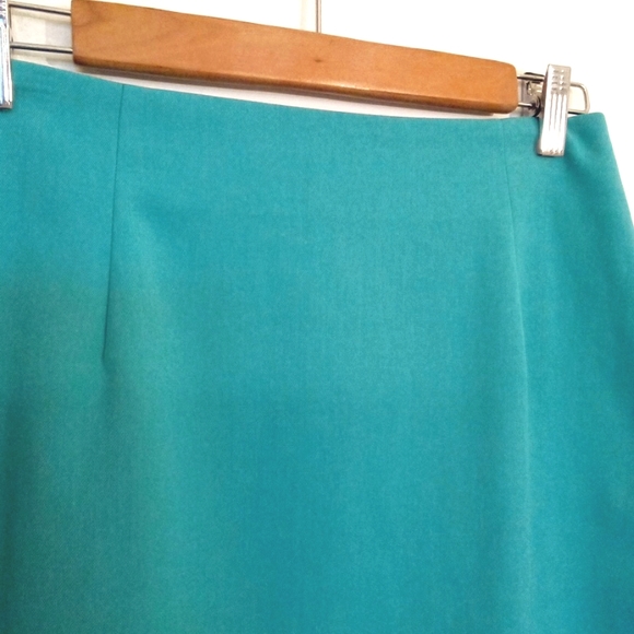 Seasons Collection Turquoise Pencil Skirt - Picture 6 of 9